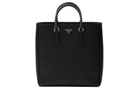 PRADA Saffiano Leather Tote Bag, Shopping Bag, Handbag Men's Black