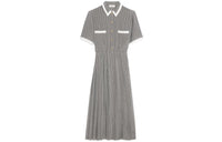 CELINE Short Sleeved Dresses Women's Slate