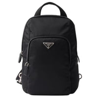 PRADA Re Nylon Recycled Nylon Backpack Unisex Black