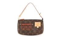 LOUIS VUITTON 2006 Perforated Pochette Accessoires Clutch Bag
