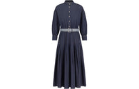 DIOR Long Sleeved Dress Women's Blue