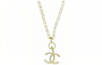 CHANEL Necklaces Women's Gold