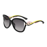 DIOR Plastic Butterfly Sunglasses Women's Black