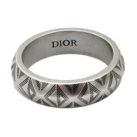 DIOR Sterling Silver Rings Men's Silver