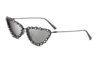 DIOR Alloy Cat Eye Sunglasses Women's Gray