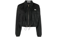 MIU MIU Technical silk Blouson Jacket