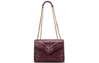 SAINT LAURENT Loulou Chained Small Shoulder Bag