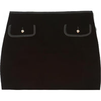 MIU MIU Casual Short Skirts Women's Black