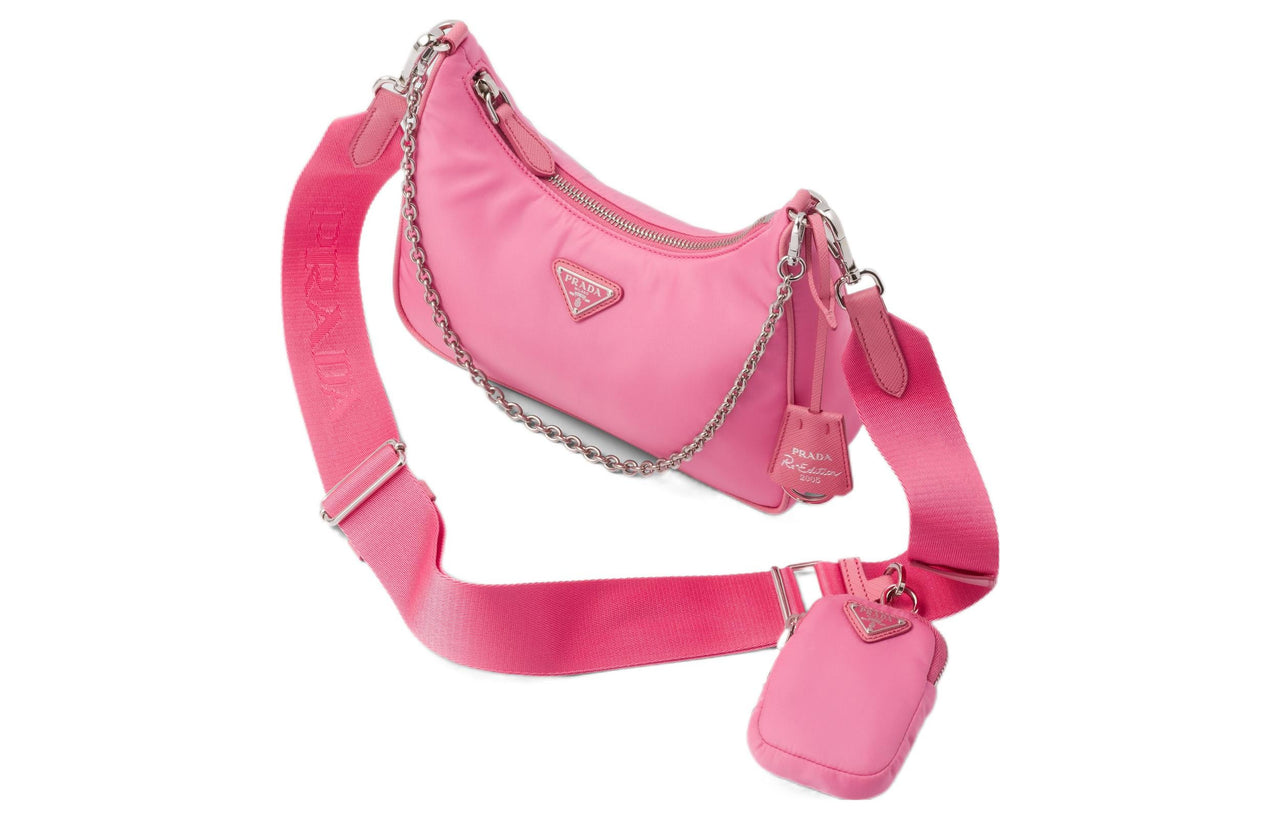 PRADA 2005 Shoulder Bag Begonia Pink