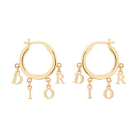 DIOR Metal Earrings Women's Gold