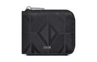 DIOR Leather Wallet Men's Black