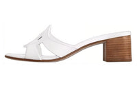 LOUIS VUITTON Isola Rubber Sole Slip-Resistant Slide Slippers Women's White