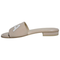 CHANEL Slip-Resistant Slide Slippers Women's Beige