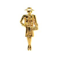 CHANEL 1971 1980 Mademoiselle Brooch