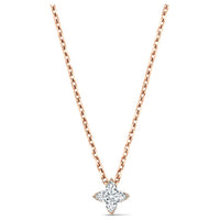 LOUIS VUITTON Diamond Necklaces Unisex Rose Gold