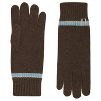 HERMES Cashmere Knit Gloves Men's Ebony