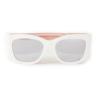 DIOR Acetate Rectangular Sunglasses Women's White