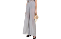 CHANEL SS22 Casual Pants Women's Gray