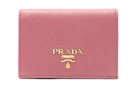PRADA Saffiano Leather Wallet Women's Pink