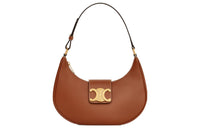 CELINE TriompheAVA Smooth Calf Leather Handbag, Shoulder Bag Women's Brown
