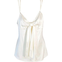 CHANEL Camisole Women's Pearl White