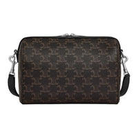 CELINE Triomphe Canvas Bag, Shoulder Bag Mini Women's Brown