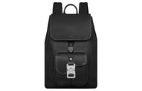 DIOR Grained Calfskin Backpack Men's Black