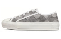 DIOR Walk'n'Dior Platform Shoes Low Top Stylish Skateboarding Shoes Women's Gray