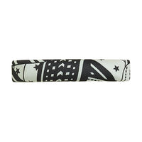 HERMES Silk Twill Hair Clips Women's Black