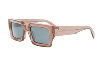 CELINE Acetyl Irregular Shape Sunglasses Unisex Light Brown
