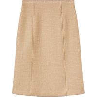 Loro Piana FW24 Casual Long Skirts Women's Camel