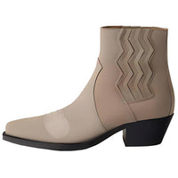 HERMES Ankle Boots Women's Beige