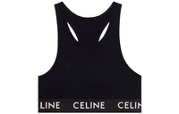 CELINE Technical Jersey Bra Black