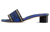 DIOR Dway Rubber Sole Slide Slippers Women's Blue