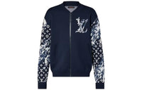LOUIS VUITTON 2010s Monogram Zip up Knit Jacket