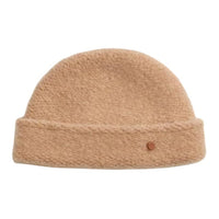 HERMES Cashmere Silk Beanies Women's Khaki/Dark Blue