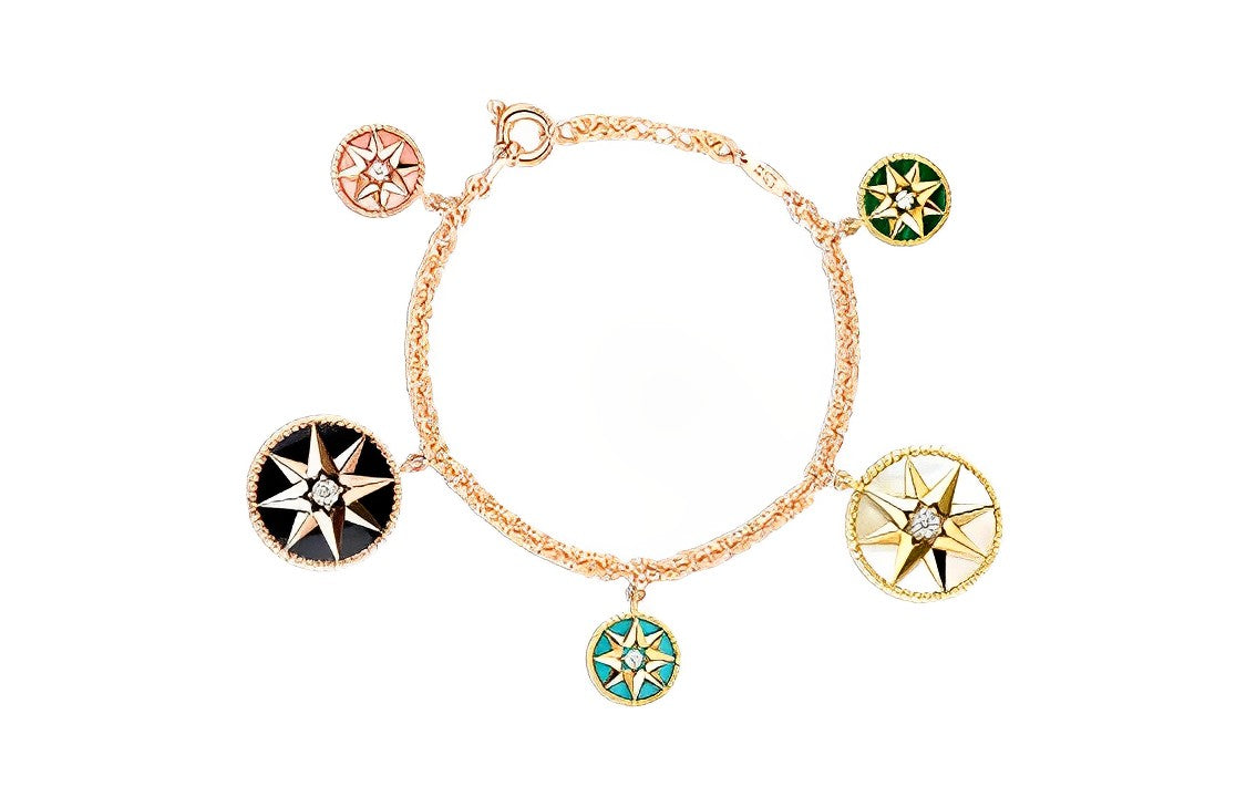 DIOR 18K Rose Gold Bracelets Women's