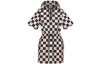 DIOR Short Sleeved Dresses Women's Black White Red