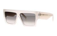 CELINE Acetate Square Sunglasses Women's White
