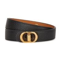 DIOR Leather Bracelets Women's Black
