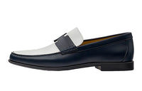 HERMES Duke Loafers Men's Blue White
