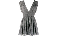 SAINT LAURENT Sleeveless Dresses Women's Gray