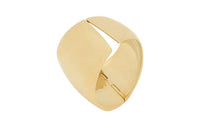 SAINT LAURENT Brass Metal Bangles Women's Gold