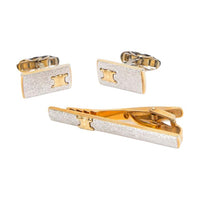 CELINE Metal Cufflinks Men's Gold