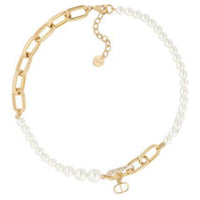 DIOR Pearl Necklaces Women's White
