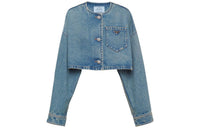 PRADA FW23 Denim Jacket Women's Blue