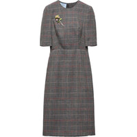 PRADA SS24 Short-Sleeved Dresses Women's Gray