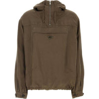 PRADA Triangle-Logo Drawstring Jacket