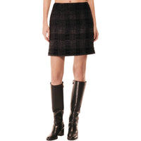 CHANEL 24 Fall And Winter Casual Short Skirts Women's Black Gray Color