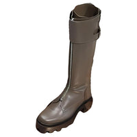 HERMES Knee-high Boots Women's Brown